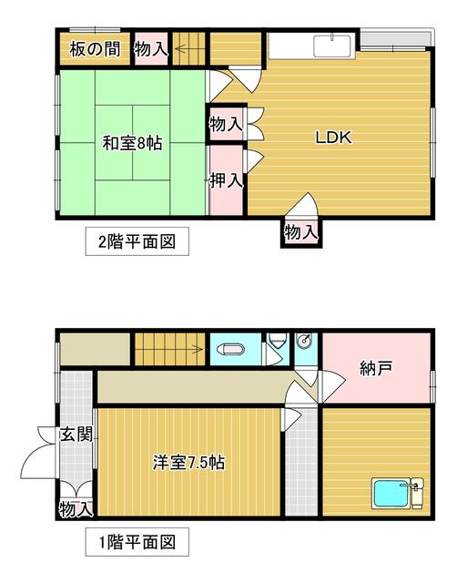 Momotani 1-chome, Ikuno-ku, Osaka City (Momotani Station) 2-story building, 2SLDK &mdash; photo 1