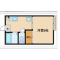 ｂ′ＣＡＳＡ淵野辺Ⅲｒｅ－ｂｏｒｎ 1階 １Kの間取り図