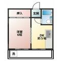 ハイツパーソン 3階 １DKの間取り図