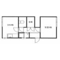 神戸市灘区 灘北通２丁目（摩耶駅） 1階 １DKの間取り図