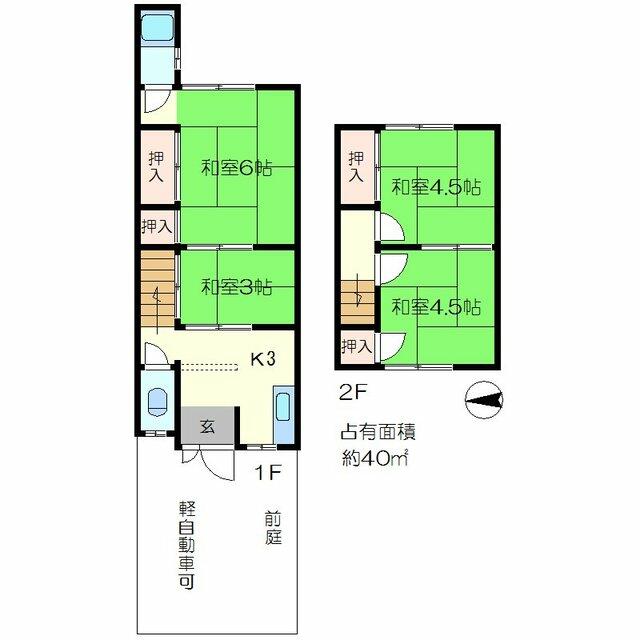アットホーム 修学院中林町貸家 ４ｋ 提供元 ミニミニｆｃ出町柳店 株 永都 京都市左京区の賃貸一戸建て