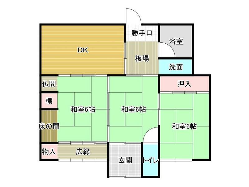 Inazato-cho, Hikone-shi, Hikone (Kawase Sta.) 2F 8LDK

6,000,000 yen