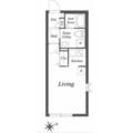 新宿区 四谷三栄町（四谷三丁目駅） 4階 ワンルームの間取り図