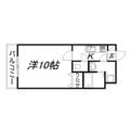 浜松市中央区 佐藤２丁目 1階 １Kの間取り図