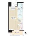ＰＲＩＭＥ　ＵＲＢＡＮ　東中野　ＣＯＵＲＴ 301 ワンルームの間取り図