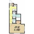 藤ハウス １－Ｂ １Kの間取り図