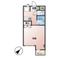 エル新大江 603 １Kの間取り図