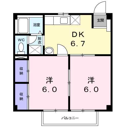 アットホーム ニューシティタクマ １０３ ２ｄｋ 提供元 アパマンショップ大分東店 プロパティワコー 株式会社 大分 市の賃貸アパート
