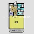 コンヴェニーレ．エス ２０３ １Kの間取り図