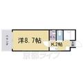 京都市上京区 中務町（二条駅） 5階 １Kの間取り図
