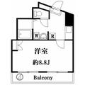 世田谷区 瀬田３丁目（用賀駅） 3階 １Kの間取り図
