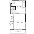 メゾン中村 １０１ １Kの間取り図
