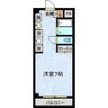 エスメラルダ 106 １Kの間取り図