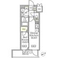 プライムガーデン銀座八丁堀 ６０３ １DKの間取り図