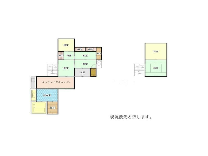 Hanazono 5-chome, Nishi-ku, Kumamoto-shi, Kumamoto (Kamikumamoto Sta.) 2F 4DK

2.3 million yen