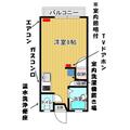 第２メゾン上田 2階 １Kの間取り図