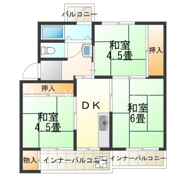 アットホーム 多聞台ビル１号棟 1階 ３ｄｋ 提供元 株 ｌｉｖｅｍａｔｅ 神戸市垂水区の賃貸マンション