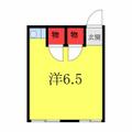 山アパート ２－１ ワンルームの間取り図