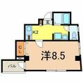 ルミエール堀留 ４０２ １Kの間取り図