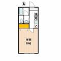 グランパーク Ｂ０３ １Kの間取り図