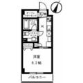 ラ・ハイア三宿 １０４ １Kの間取り図