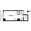 クイーンヒルズ ６０２ ワンルームの間取り図