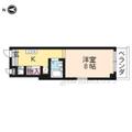京都市下京区 高辻通新町西入堀之内町（四条駅） 4階 １Kの間取り図