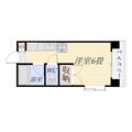 福元ビル（郡元） ０４０１ ワンルームの間取り図