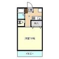 松戸市 仲井町１丁目（松戸新田駅） 2階 １Kの間取り図