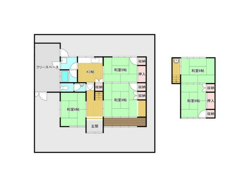 Hashimoto City, Shimizu (Kii-Shimizu Station) 2-story building 5K