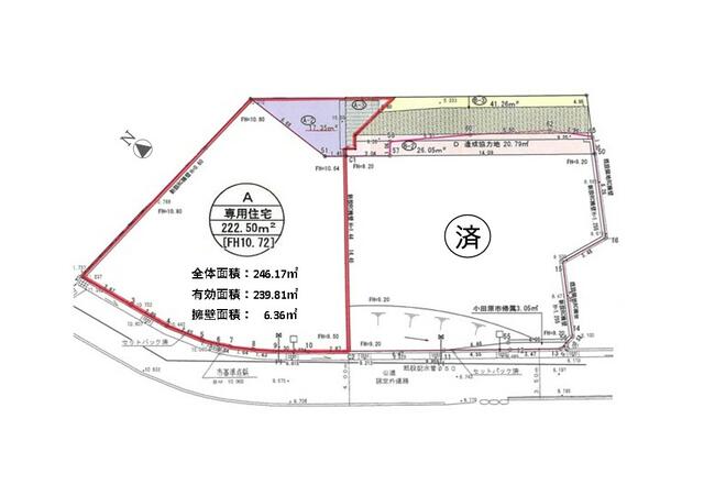 Odawara City, Kuno (near Ashigara Station) - Residential land &mdash; photo 1