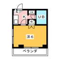 フィレンツェ滝野川 3階 １Kの間取り図