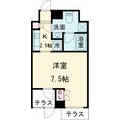杉並区 下高井戸５丁目（上北沢駅） 3階 １Kの間取り図