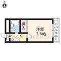 サウザンポイント ５０３ １Kの間取り図