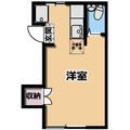 千葉中央アパート 2階 ワンルームの間取り図