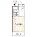 ヴィラソレイユＣ ２０１ １Kの間取り図