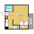 鹿児島市 加治屋町（加治屋町駅） 5階 １Kの間取り図