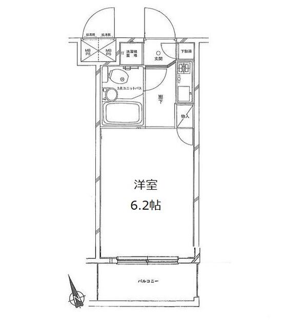ヴァンハウス仙台 1階 ワンルーム