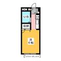 秋本ハウス ２０２ １Kの間取り図
