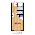 ヴィラファミール １０１ ワンルームの間取り図