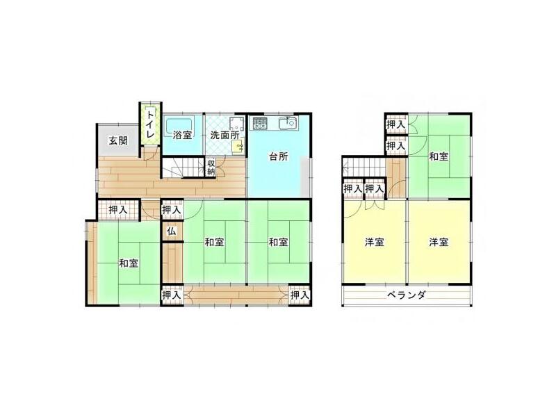 Miyakonojo City, Kamichōri Town (Miyakonojo Station) 2-story building 6DK