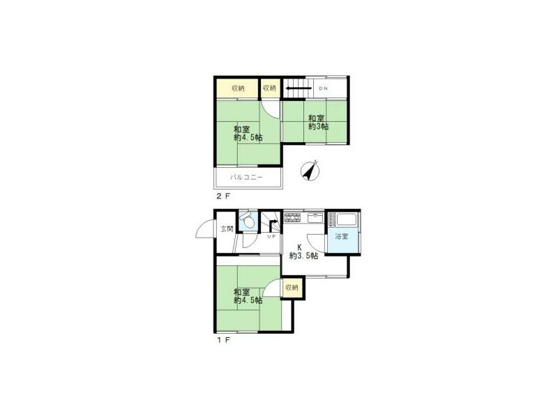 Nerima-ku, Oizumicho 6-chome (Oizumigakuen Station) 2-story 3DK