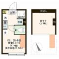 プリマベーラ上中里 １０２ ワンルームの間取り図