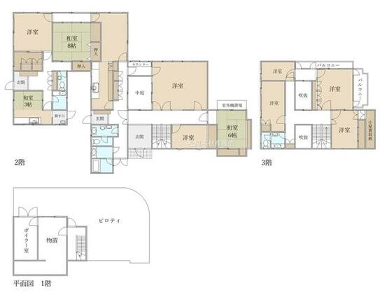 【アットホーム】蒲郡市 三谷町伊与戸（三河三谷駅） 3階建 9LDK[1133232009]蒲郡市の一戸建て（提供元：家デパ豊川店 松屋不動産 ...