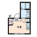 アムス早稲田 ４０３ ワンルームの間取り図
