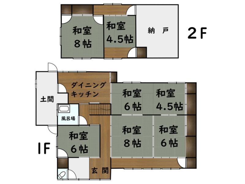 Bungotakada-shi, Bungotakada 2F 7DK

2,000,000 yen
