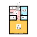 ハイツ華園 1階 ワンルームの間取り図