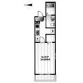 ｒｅｓｉｄｅｎｚａ　ｄｉ　ｆｉｏｒｅ ３０２ １Kの間取り図