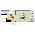 ヴィラポレール ４０３ １Kの間取り図