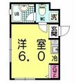 豊島区 西池袋３丁目（池袋駅） 2階 ワンルームの間取り図